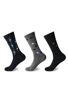 Active Star Men Triangular Horizon Suit Socks (Pack of 3 Pairs)