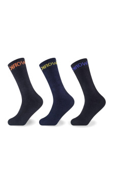 Active Star Men Work Socks Black (Pack of 3 Pairs)