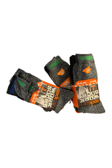 Active Star Men Work Socks Melange (Pack of 3 Pairs)