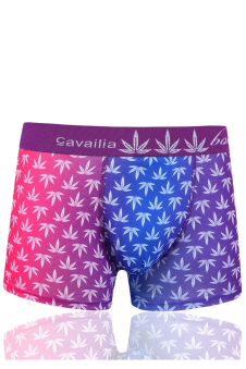 Active Star Mens Multi-colour Leaf Print Boxer Shorts (Pack of 3)