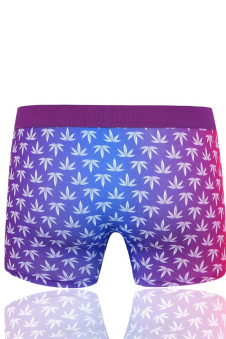 Active Star Mens Multi-colour Leaf Print Boxer Shorts (Pack of 3)