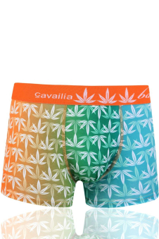 Active Star Mens Multi-colour Leaf Print Boxer Shorts (Pack of 3)