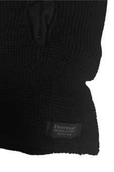 Active Star Plain Black Balaclava