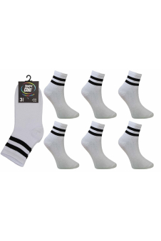 Active Star Women's Fashion Socks White (Pack of 3 Pair)