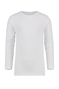 Active Star Men White Crew Neck Long Sleeve TShirt