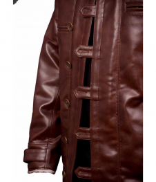 Bane Faux Leather Coat