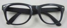 Wickedfun Black Colour Without Lens Glasses (Pack of 12)