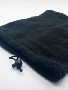 Black Neck Warmer in Black