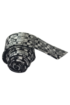Wickedfun Black Spider and Skull Neck Tie