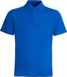 Boys & Girls Unisex Plain Cotton Polo Shirts Back to School Uniform Summer Age 5-14 Years-Royal Blue