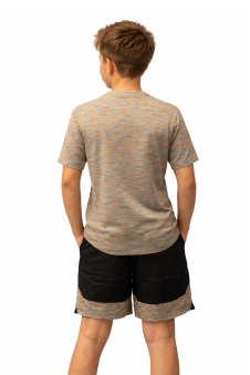 Boys Orange Malange T-shirt and Shorts Set