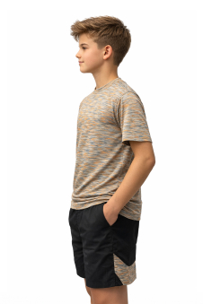 Boys Orange Malange T-shirt and Shorts Set