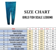 Crazy Chick Girls Metallic Fish Scale Mermaid Silver Leggings