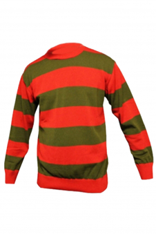 Wickedfun Nightmare Demon Children's Red and Green Stripe Knitted Jumper