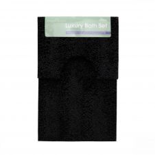 CHUNKY LOOP BATH SET BLACK