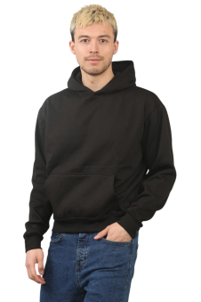Classic Black Pullover Hoodie for Men