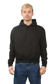 Classic Black Pullover Hoodie for Men