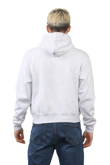 Classic Grey Pullover Hoodie for Men