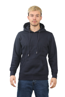 Classic Navy Pullover Hoodie for Men