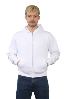 Classic White Pullover Hoodie for Men