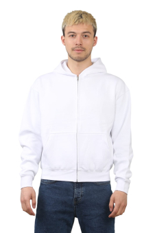 Classic White Pullover Hoodie for Men