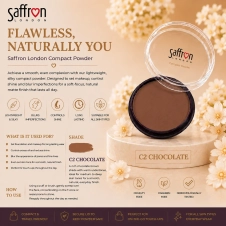 Compact Pressed Face Powder 4 Assorted Deep Shades - Pack of 24 Pcs (Price Per Piece)