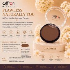 Compact Pressed Face Powder 4 Assorted Deep Shades - Pack of 24 Pcs (Price Per Piece)