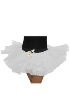Crazy Chick Girls 3 Layers White Angel Tutu Skirt