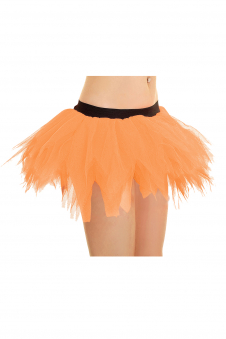 Crazy Chick Adult 6 Layer Orange Yellow Petal Tutu Skirt