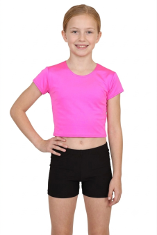 Crazy Chick Girls Cotton Black Hot Pants