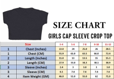 Crazy Chick Girls Microfibre Red Crop Top