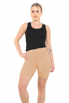 Crazy Chick Adult Nude Cotton Cycling Shorts