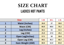 Crazy Chick Adult Microfibre Neon Orange Hot Pants