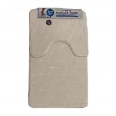 CUBE BATH SET 50X80 CREAM