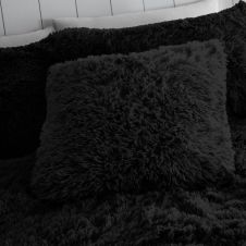 CUSHION COVER HUGG & SNUG BLACK