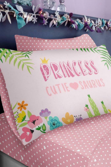 Cutie Saurus Kids Sheet & Duvet Set