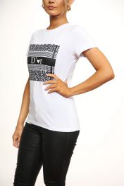 Dor Slogan Print T-Shirt