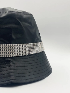 Embellished Bucket Hat In Black
