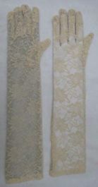Embodied Cream Colour Gloves 