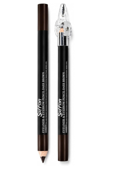 Eyebrow Pencil With Sharpner Black - Pack of 12 Pcs (Price Per Pencil)