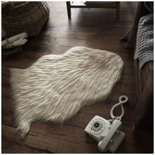 FAUX FUR SHEEP RUG 60X90 NATURAL 6451