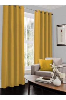 Faux Silk (Eyelet) Curtains
