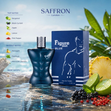 Figure Out Blue Men's Eau de Toilette Aftershave Spray 100ml - Pack of 12 Pcs (Price Per Piece)