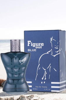 Figure Out Blue Men's Eau de Toilette Aftershave Spray 100ml - Pack of 12 Pcs (Price Per Piece)