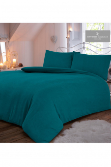 Flannel Plain Duvet Set