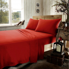 Flannel Plain Flat Sheet