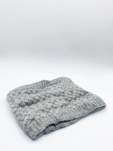 Fleece Lined Neck Warmer in Grey
