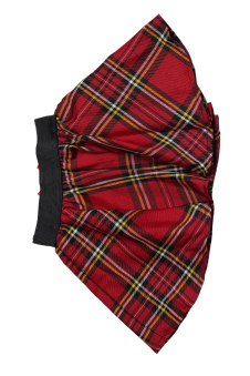 Crazy Chick Girls Tartan Skirt Red