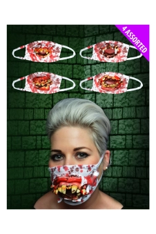Gofy Teeth Mask 4 Assorted