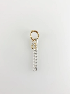 Gold and Silver Drop Style Chain Earring
